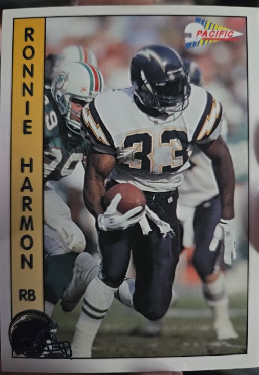 1991 Pacific #446 Ronnie Harmon — front