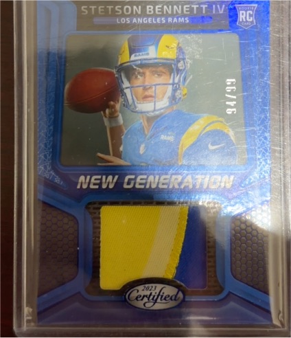 2023 Panini Certified New Generation #NGJM-27 Stetson Bennett IV — front