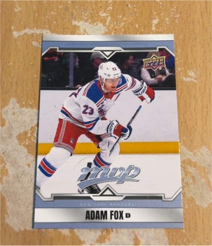 2024-25 Upper Deck MVP #126 Adam Fox — front