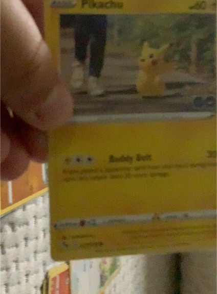 2022 Pokémon GO #027 Pikachu — front