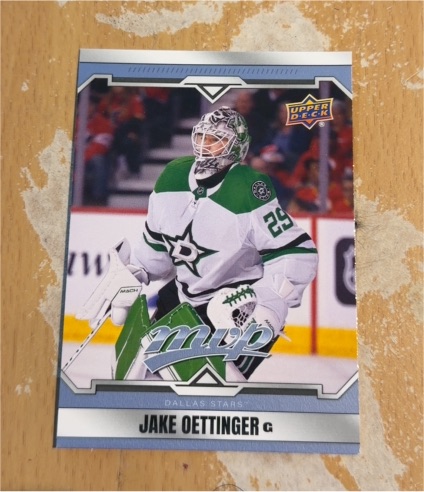 2024-25 Upper Deck MVP #199 Jake Oettinger — front