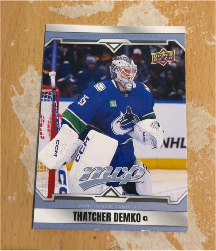 2024-25 Upper Deck MVP #114 Thatcher Demko — front