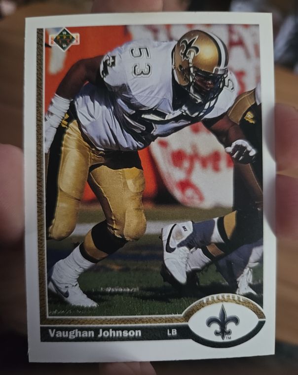 1991 Upper Deck #484 Vaughan Johnson — front