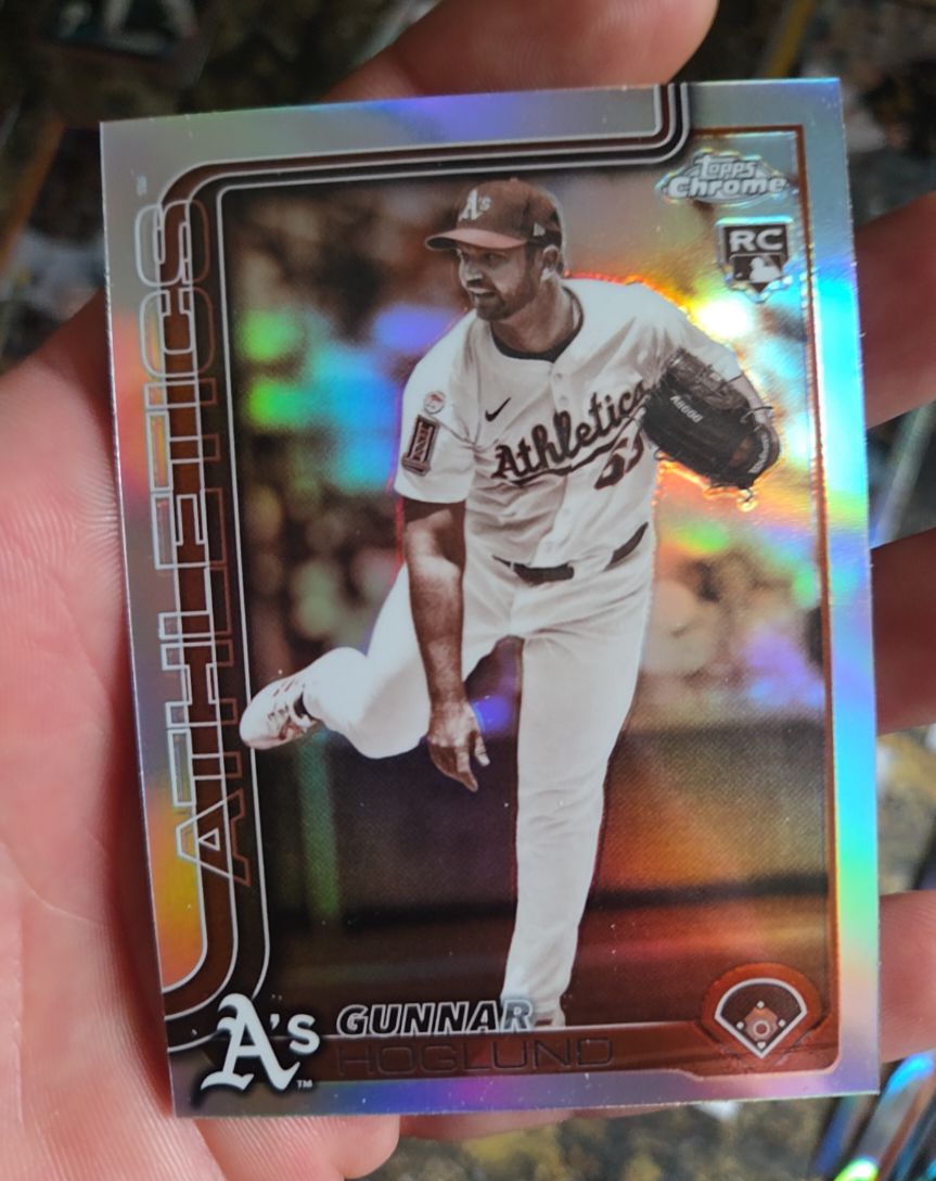 2025 Topps Chrome Update #USC127 Gunnar Hoglund Sepia Refractor Rookie — front
