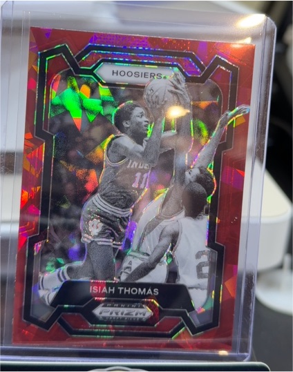2024 Panini Prizm Draft Picks #11 Isiah Thomas Red Ice Prizm — front