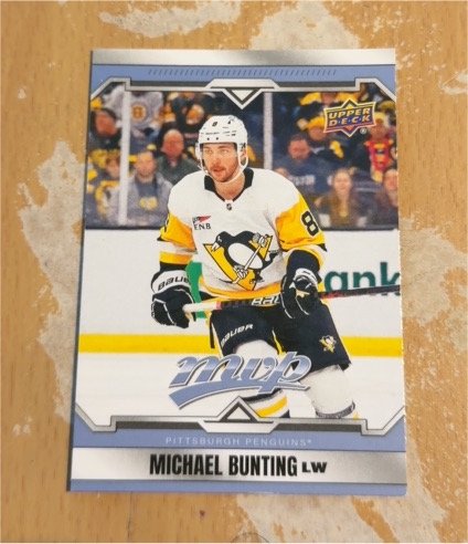 2024-25 Upper Deck MVP #14 Michael Bunting — front