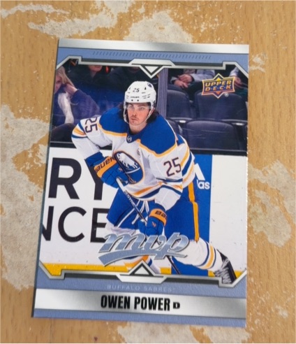 2024-25 Upper Deck MVP #123 Owen Power — front