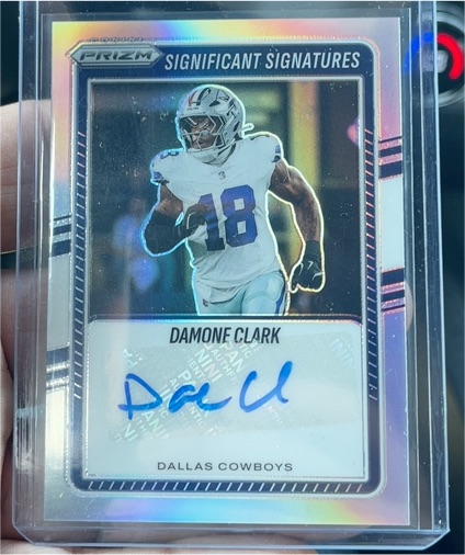 2025 Panini Prizm Significant Signatures #SSI-DCK Damone Clark — front