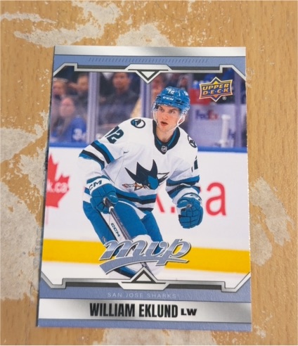 2024-25 Upper Deck MVP #185 William Eklund — front