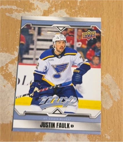 2024-25 Upper Deck MVP #51 Justin Faulk — front
