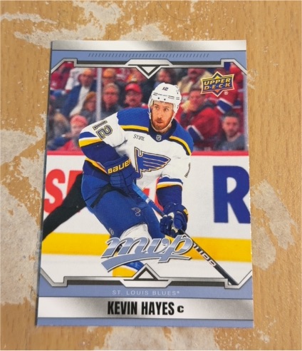 2024-25 Upper Deck MVP #19 Kevin Hayes — front