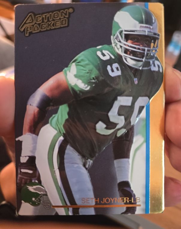 1992 Action Packed #205 Seth Joyner — front