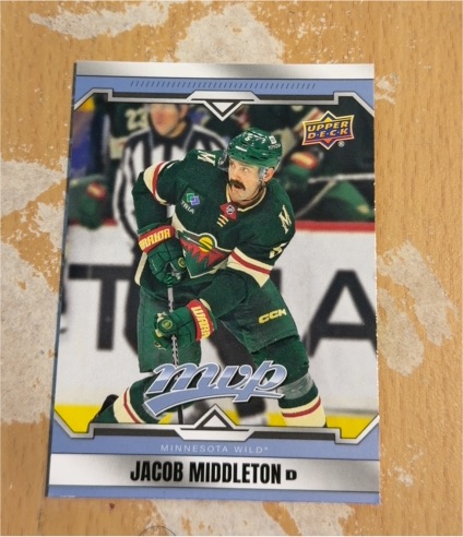 2024-25 Upper Deck MVP #81 Jacob Middleton — front