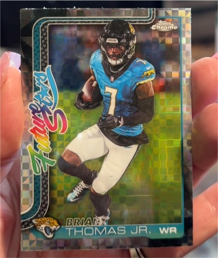 2025 Topps Chrome #FS-4 Brian Thomas Jr. Future Stars — front