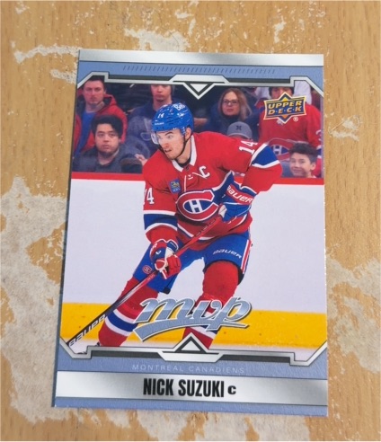2024-25 Upper Deck MVP #133 Nick Suzuki — front