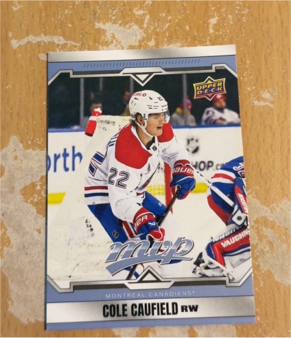 2024-25 Upper Deck MVP #80 Cole Caufield — front