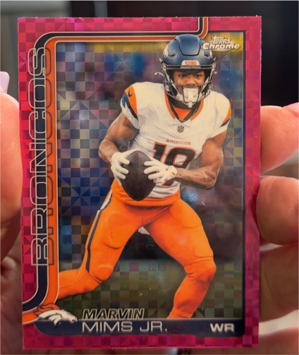 2025 Topps Chrome #87 Marvin Mims Jr. — front