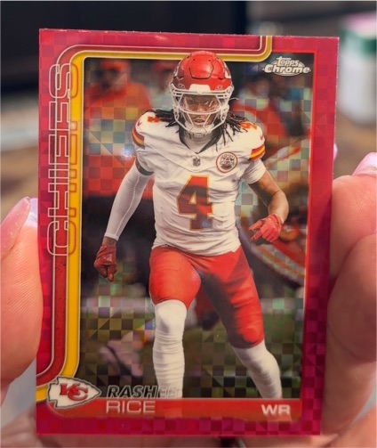 2025 Topps Chrome #147 Rashee Rice — front