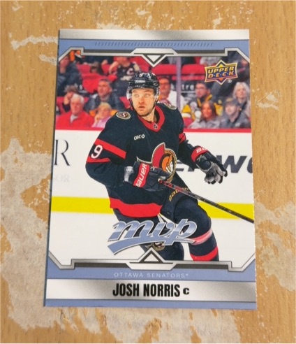 2024-25 Upper Deck MVP #36 Josh Norris — front