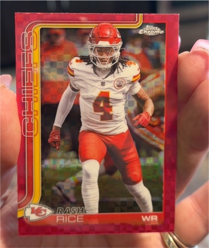 2024 Topps Chrome Checkerboard #147 Rashee Rice — front