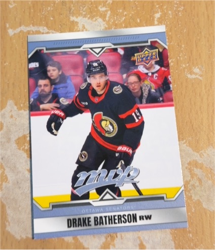 2024-25 Upper Deck MVP #178 Drake Batherson — front