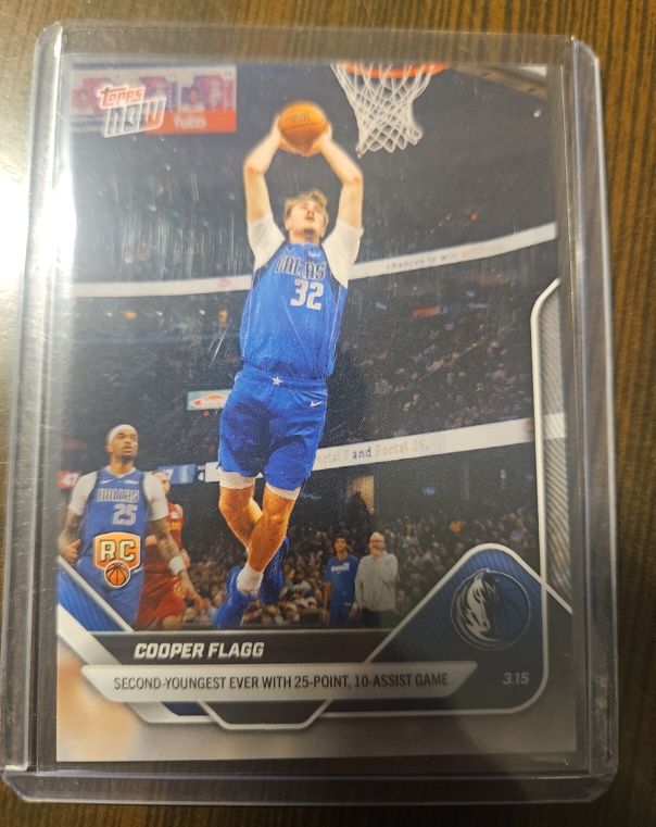 2025-26 Topps Now #207 Cooper Flagg — front