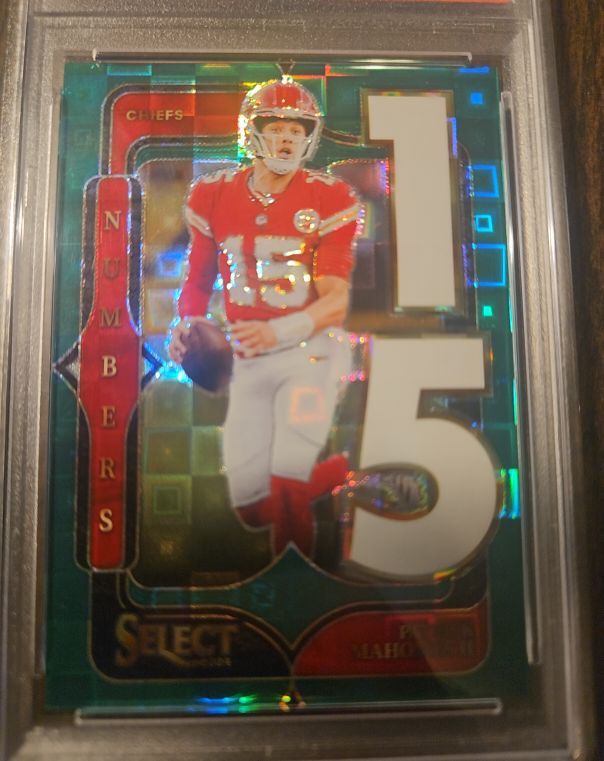 2024 Panini Select Numbers #9 Patrick Mahomes II — front