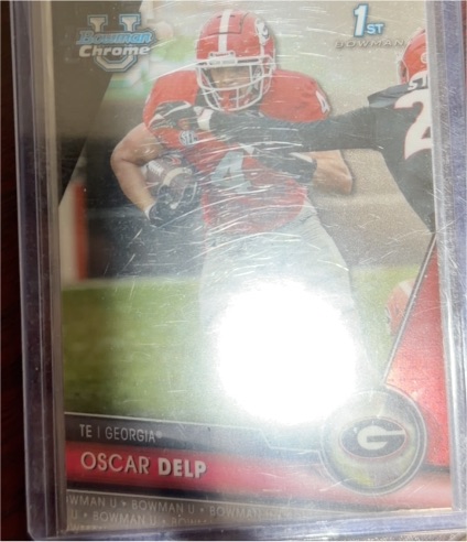2023 Bowman Chrome University #92 Oscar Delp — front