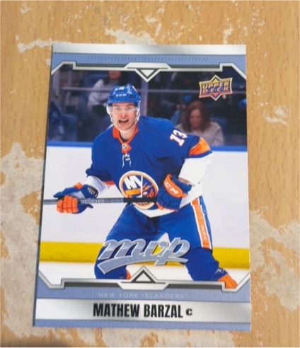 2024-25 Upper Deck MVP #155 Mathew Barzal — front