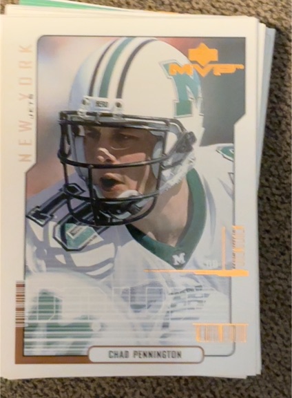 2000 Upper Deck MVP #208 Chad Pennington — front
