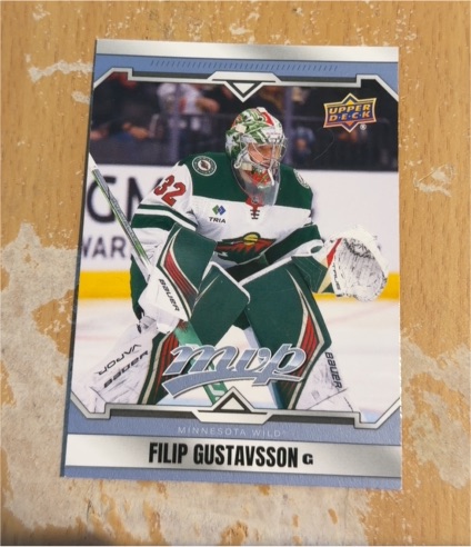 2024-25 Upper Deck MVP #175 Filip Gustavsson — front