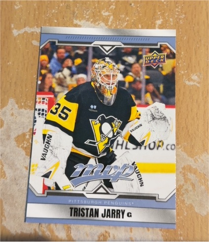 2024-25 Upper Deck MVP #67 Tristan Jarry — front