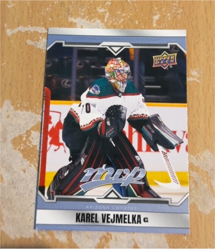 2024-25 Upper Deck MVP #150 Karel Vejmelka — front