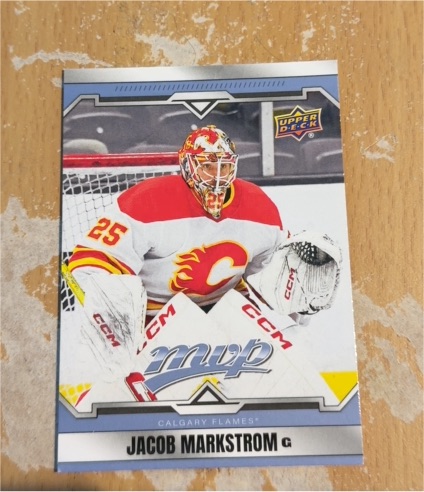 2024-25 Upper Deck MVP #58 Jacob Markstrom — front