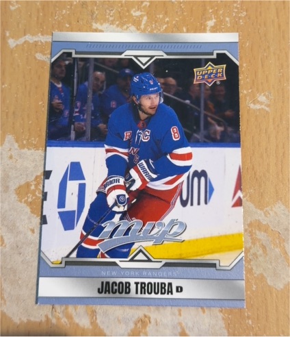 2024-25 Upper Deck MVP #143 Jacob Trouba — front
