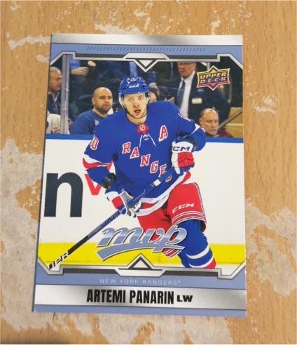 2024-25 Upper Deck MVP #2 Artemi Panarin — front