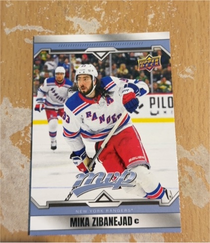 2024-25 Upper Deck MVP #26 Mika Zibanejad — front