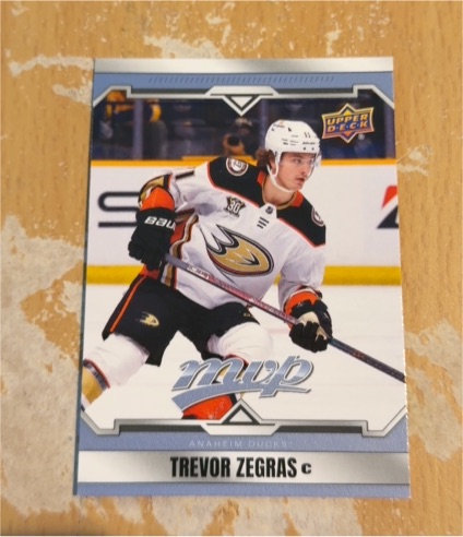 2024-25 Upper Deck MVP #166 Trevor Zegras — front