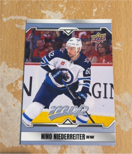 2024-25 Upper Deck MVP #144 Nino Niederreiter — front