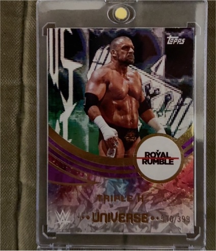 2025 Topps WWE Universe #205 Triple H Royal Rumble — front