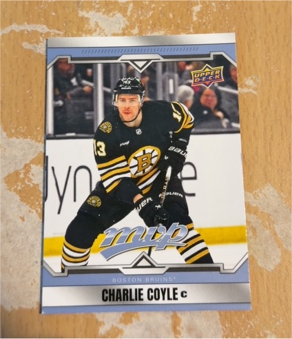 2024-25 Upper Deck MVP #45 Charlie Coyle Boston Bruins — front