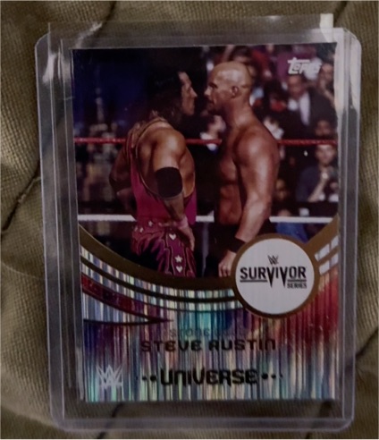 2025 Topps Universe WWE Survivor Series #295 Steve Austin — front