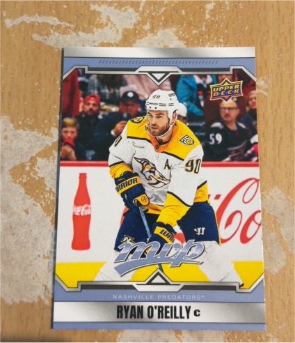 2024-25 Upper Deck MVP #34 Ryan O'Reilly — front