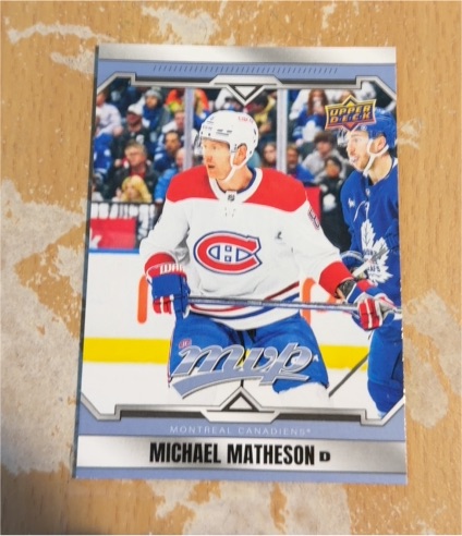 2024-25 Upper Deck MVP #56 Michael Matheson — front