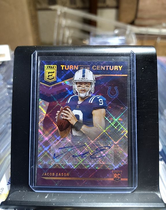 2020 Panini Donruss Elite Turn of the Century #TC-JE Jacob Eason — front