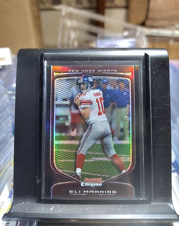 2009 Bowman Chrome #3 Eli Manning — front