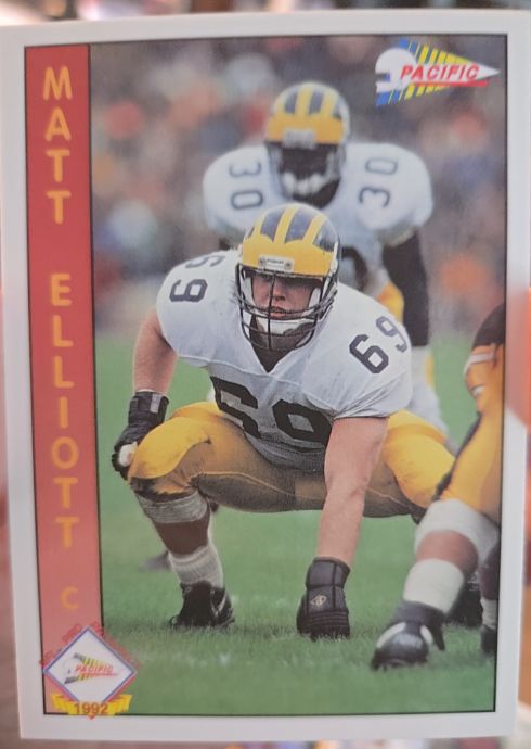 1992 Pacific #654 Matt Elliott — front