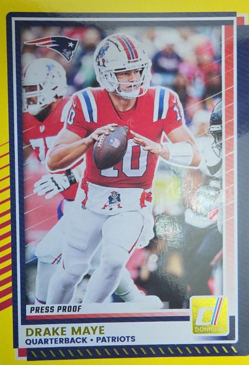 2025 Donruss #58 Drake Maye Press Proof — front
