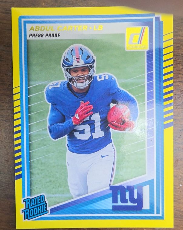 2025 Donruss #315 Abdul Carter — front