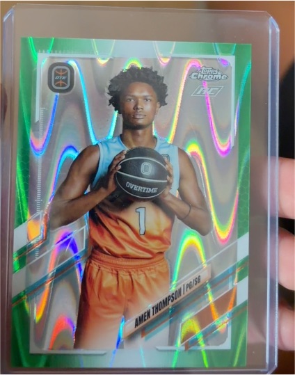 2021-22 Topps Chrome OTE #1 Amen Thompson — front